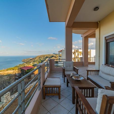 Deluxe Villa Kamba With Sea View Aptera Ngoại thất bức ảnh