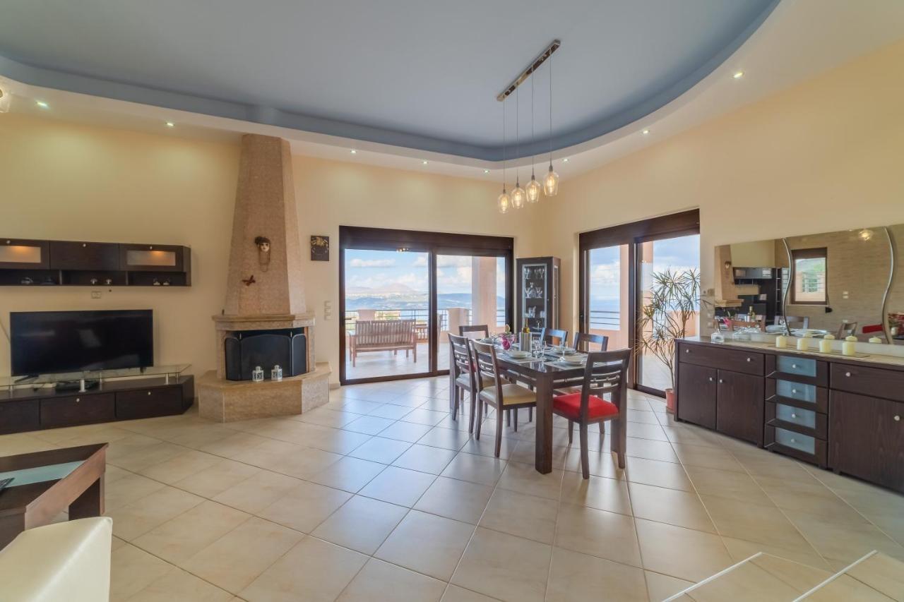 Deluxe Villa Kamba With Sea View Aptera Ngoại thất bức ảnh